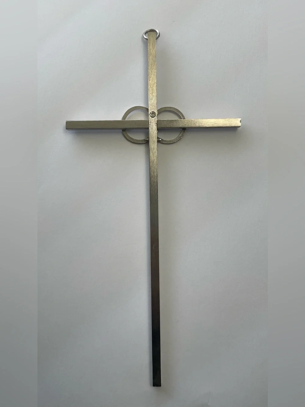 Silver Tone 8 Inch Cana Wedding Wall Cross